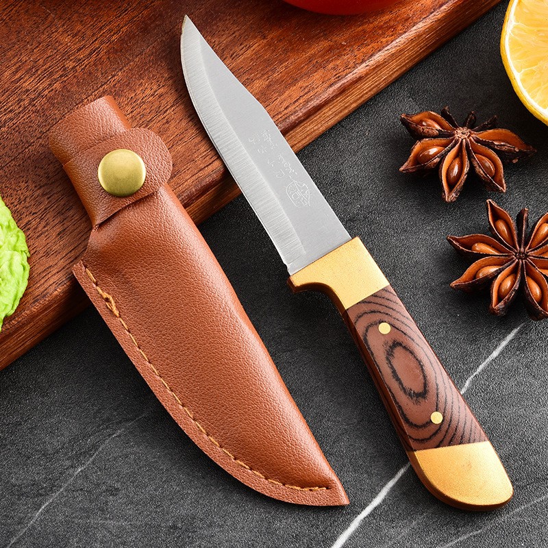 Boneless knife, mutton knife, stainless steel handle meat knife, outdoor portable special fruit knife, household kitchen knife details Picture