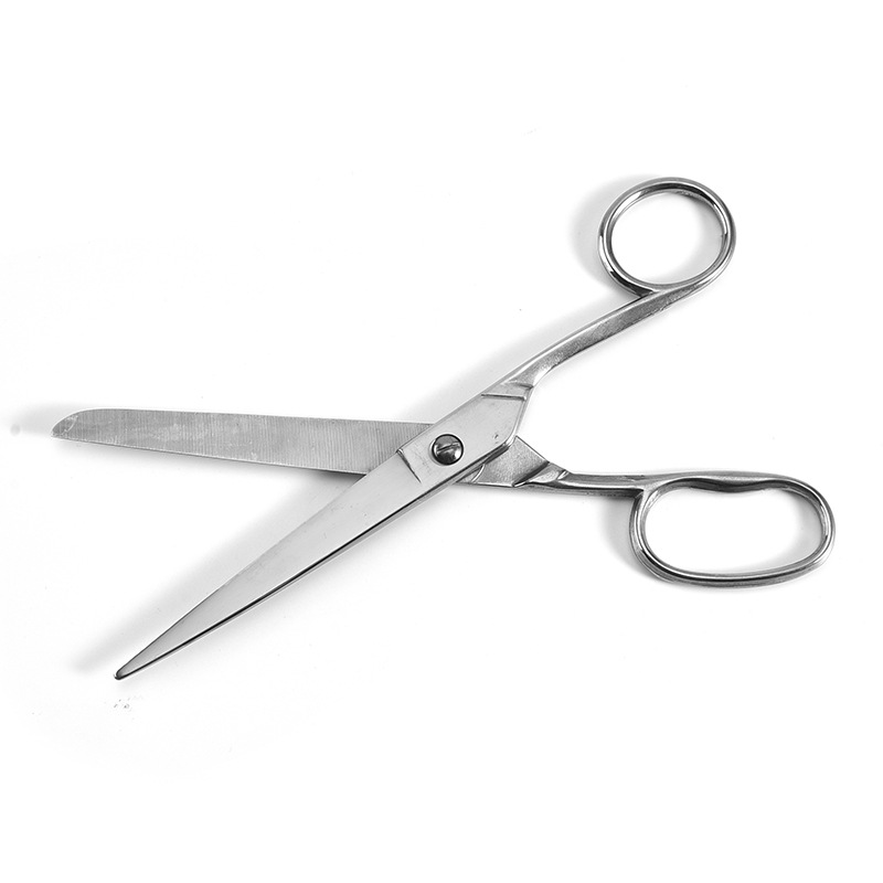 Factory wholesale 8-inch stainless steel cutting and sewing scissors for tailors, household scissors, kitchen scissors, multi-purpose scissors Application Scenario