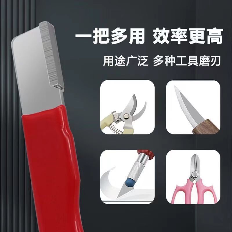 Portable knife sharpener, garden scissors, kitchen knives, edge sharpener, scraper sharpener, scraper sharpener manufacturer wholesale knife sharpener magic tools Application Scenario