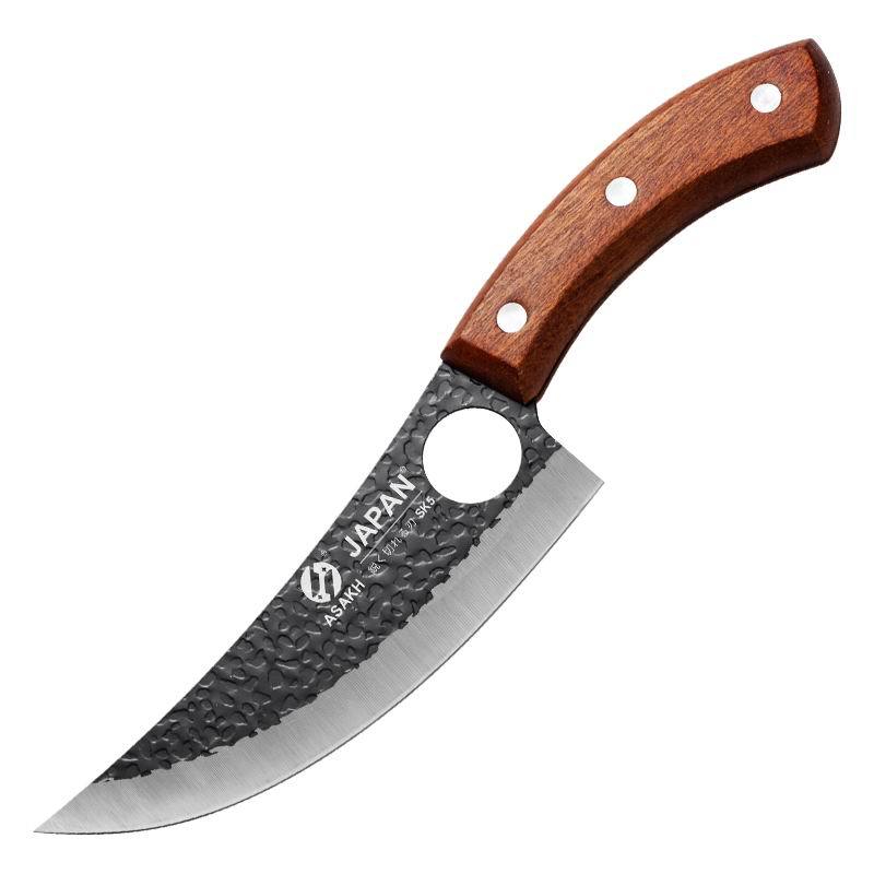 Stainless steel bone-removing, slicing, peeling and meat-cutting knife, kitchen small curved knife, multi-purpose knife for cutting vegetables and meat, manufacturer's wholesale in stock Item Picture