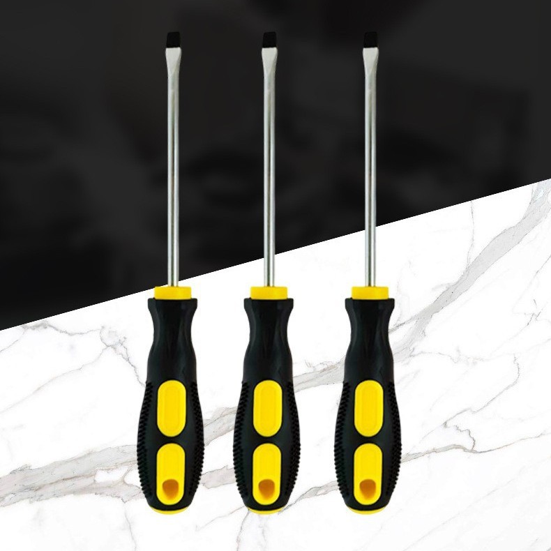 Factory wholesale of extended flat-head cross-head screwdrivers, screwdrivers, screwdrivers, magnetic screwdrivers, household and industrial grades full figure