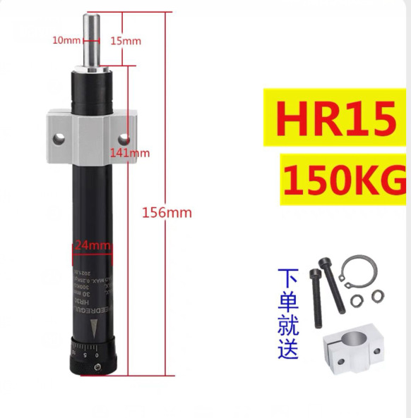 Adjustable hydraulic buffer AC1008, hydraulic damper AD1412, pneumatic shock absorber and speed stabilizer RBC2015/HR undefined