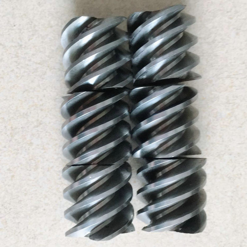 Wholesale of 4-head 45 steel worm and stainless steel precision worm turbine according to provided drawings full figure