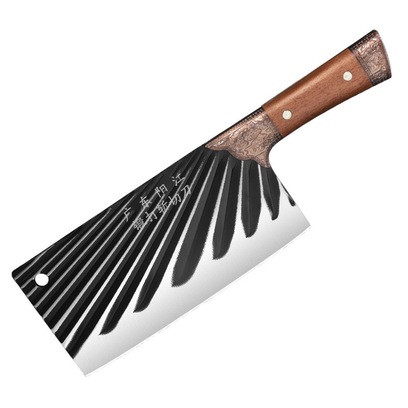 New forged stainless steel household kitchen knife, sharp and durable for the kitchen, meat slicer, commercial carved handle chopping knife Item Picture