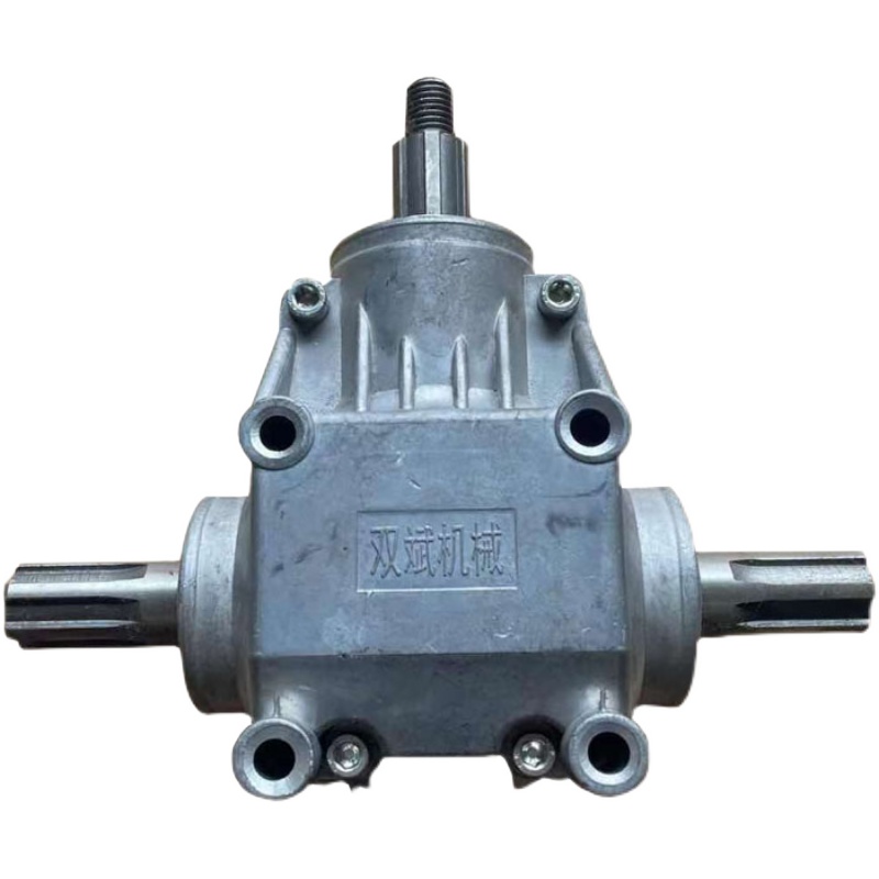 llT type L-shaped 90-degree right-angle box reduction gearbox with a speed ratio of 1:1, gear module of 4, arc-shaped tooth cross reversing box Item Picture