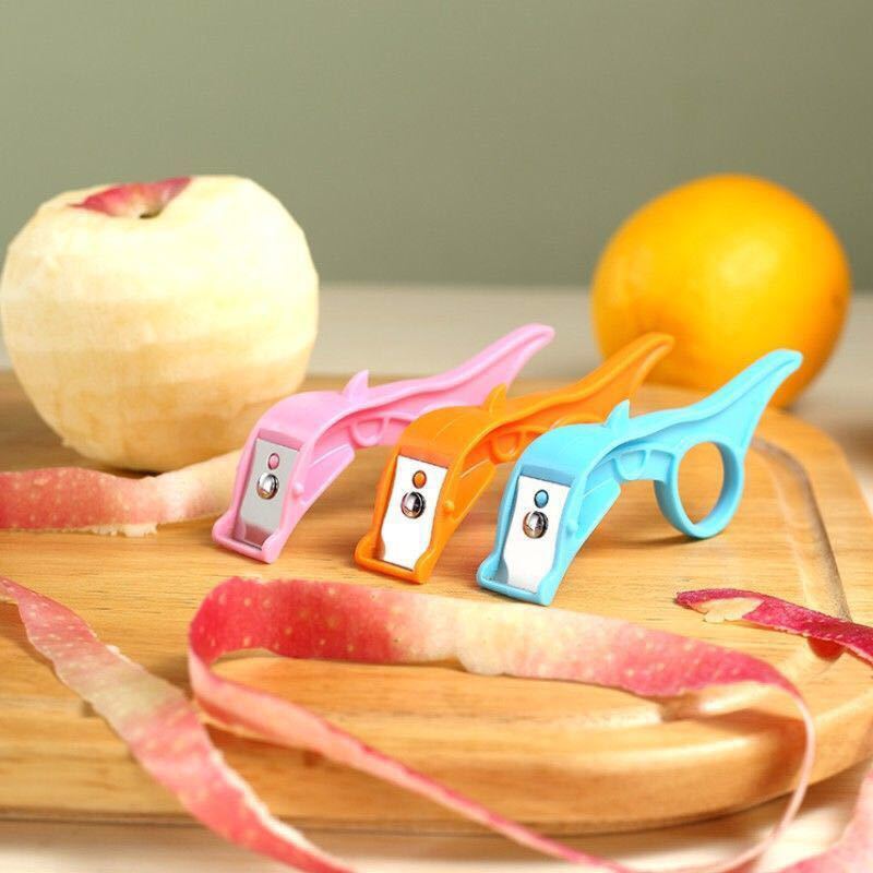Fruit knife, stainless steel knife, portable peeler, apple peeler, Douyin same style, multi-functional ring peeling wonder details Picture