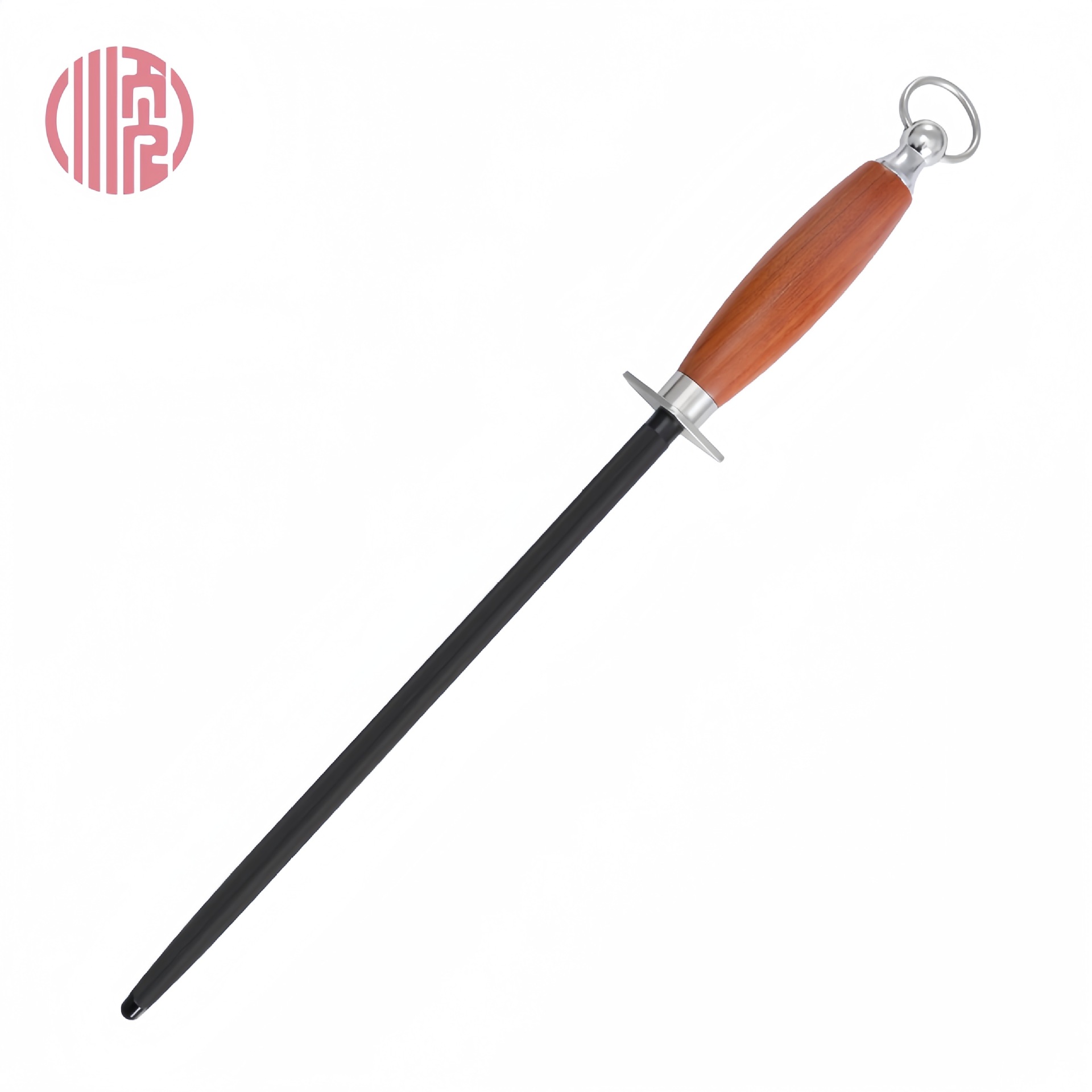 Free shipping premium knife sharpener, ultra-fine texture German imported steel knife sharpener, commercial knife stopper, specially designed for slaughtering and selling meat Item Picture