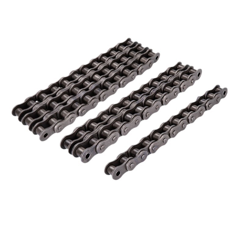 Dongfa transmission chain single and double row 08B10A12A16A20A24A2832 national standard thickened industrial chain Specification drawing