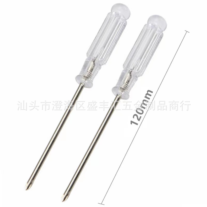 95mm long crystal handle screwdriver 3.0/4.0/5.0 cross straight line toy disassembly furniture repair undefined