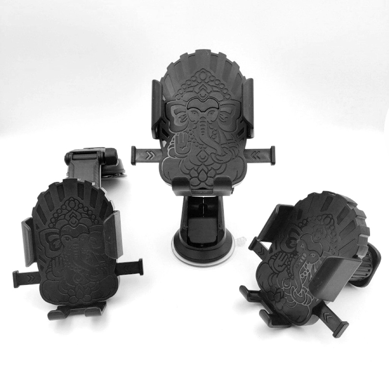 HZ06-1 soporte de teléfono de coche con fondo adhesivo ventosa soporte de teléfono de plástico parabrisas consola central soporte de teléfono cascada teléfono Specification image