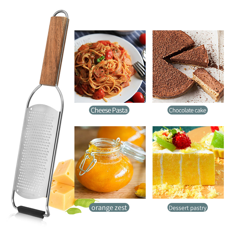 Multi-functional household grater, lemon peel, kitchen potato and radish grater, stainless steel cheese and cheese grater Application Scenario