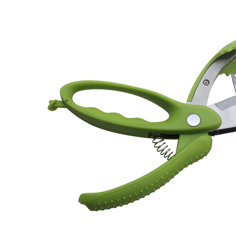 In-stock stainless steel salad scissors, kitchen multi-functional scissors, fruit and complementary food scissors, vegetable salad tools, cross-border Specification drawing