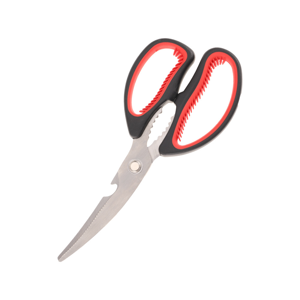 Stainless steel kitchen food scissors, Korean-style barbecue special scissors, chicken cutlet, steak barbecue scissors, pig's stomach multi-functional scissors Item Picture