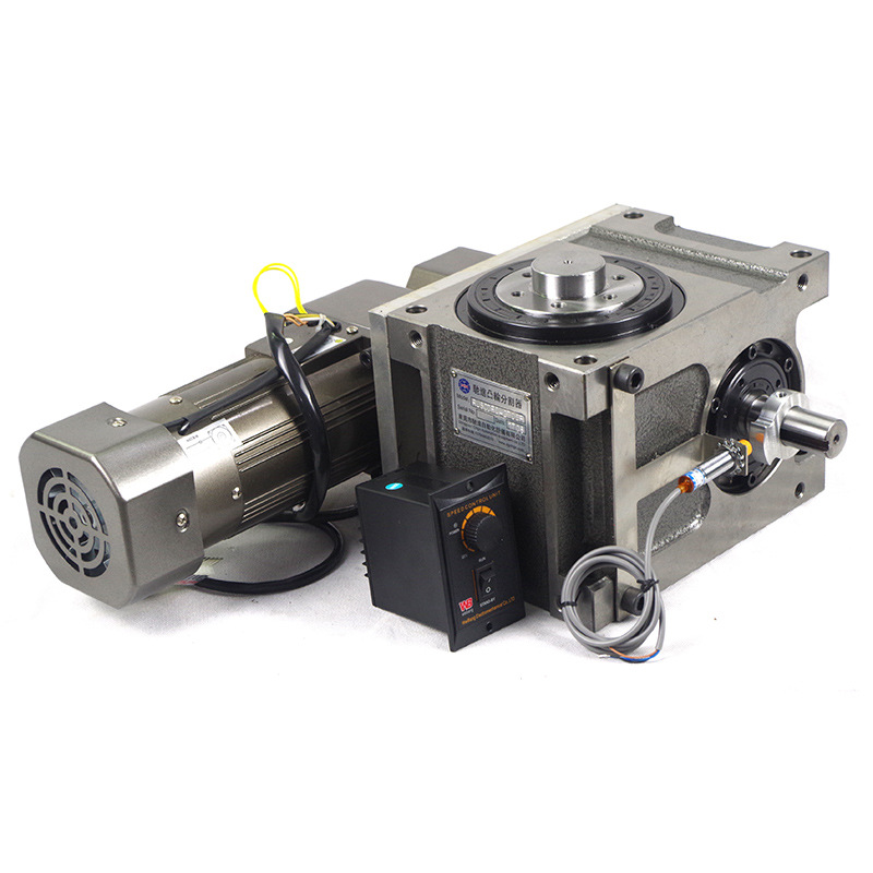 Flange type CAM indexers 45, 60, 70, 80DF with reduction right-angle motor high-precision flange indexers Specification drawing