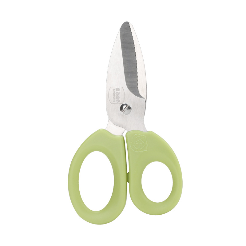 Baby food scissors, food-grade portable scissors for children's food, infant and toddler complementary food tools, stainless steel Item Picture