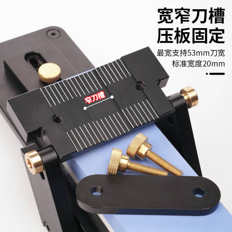 Fixed-angle sharpener adjustable alloy Angle linear track woodworking ultra-fine whetstone fine grinding anti-slip sharpening tool details Picture