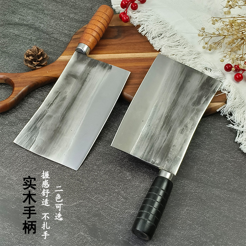 Manufacturer's genuine forged bone-cutting and meat-cutting knives, kitchen and hotel chef's special knives No. 2, Jiujiang knife wholesale forging details Picture