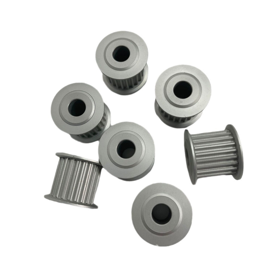 The manufacturer supplies and processes 5m and 8m multi-ribbed pulley drive wheels, non-standard arc tooth trapezoidal tooth synchronous wheels Item Picture