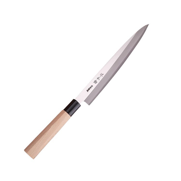 Japanese imported Sakai Fudo sashimi knife, raw fish knife, sushi knife, salmon knife, willow knife, and kitchen knives Item Picture