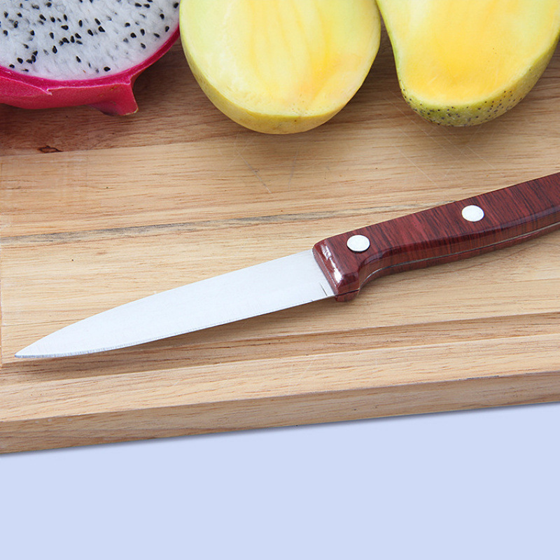 Bar fruit knife, household stainless steel knife, peeler, mini fruit peeler, fruit knife, imported knife Application Scenario