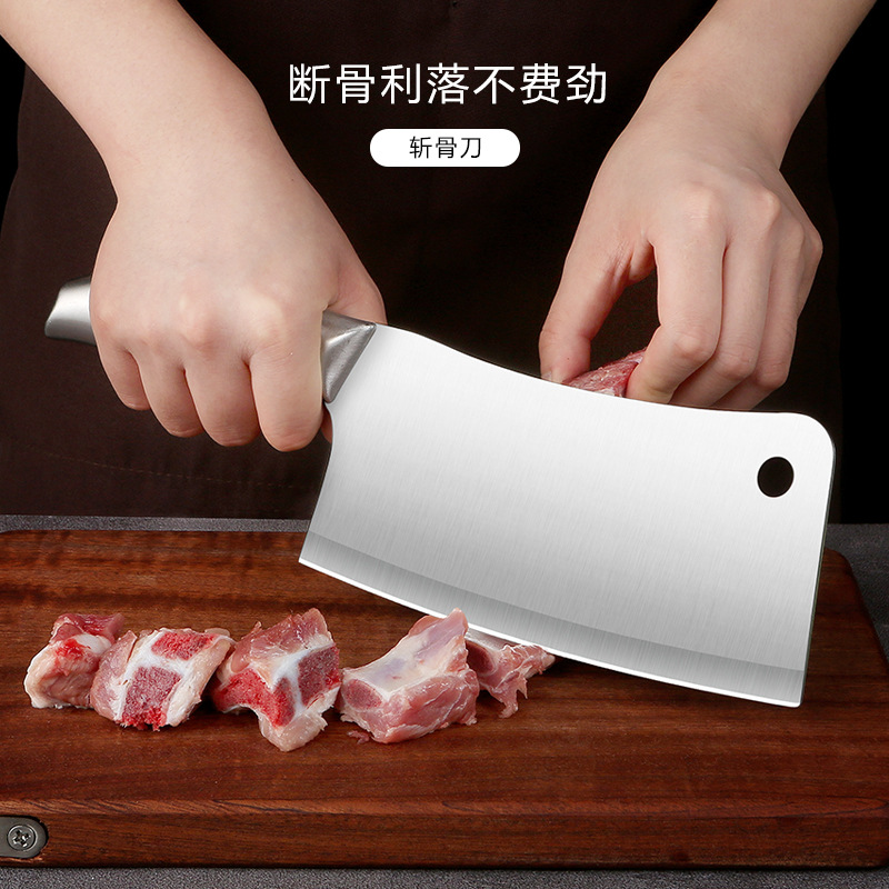 Manufacturer's all-stainless steel kitchen knives, household kitchen cutting knives, bone-chopping knives, slicing knives, scissors tools, multi-functional knives Specification drawing
