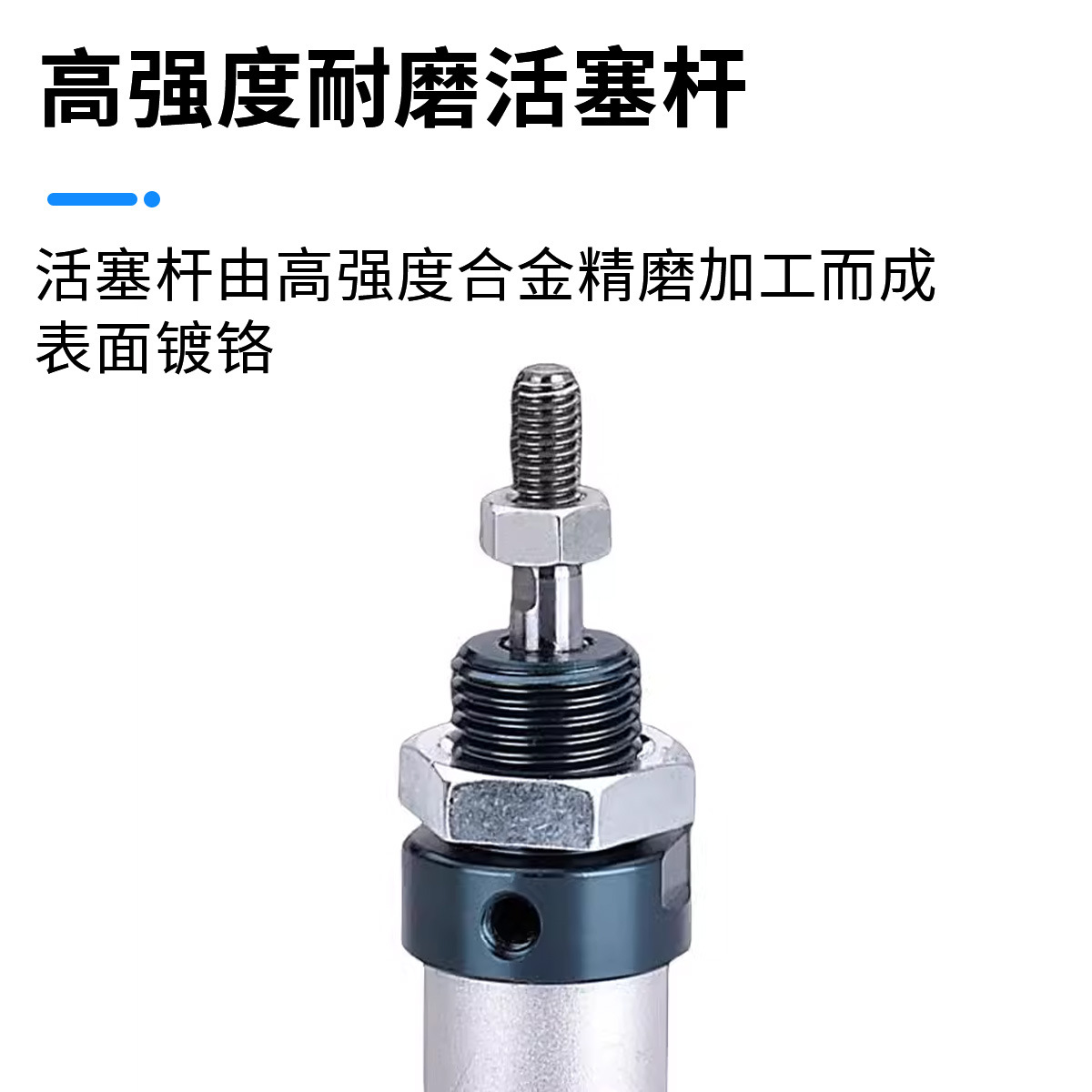 MAL mini cylinder aluminum alloy round small pneumatic / 25/32/40 x25x50x75x100x200 16/20 Specification drawing