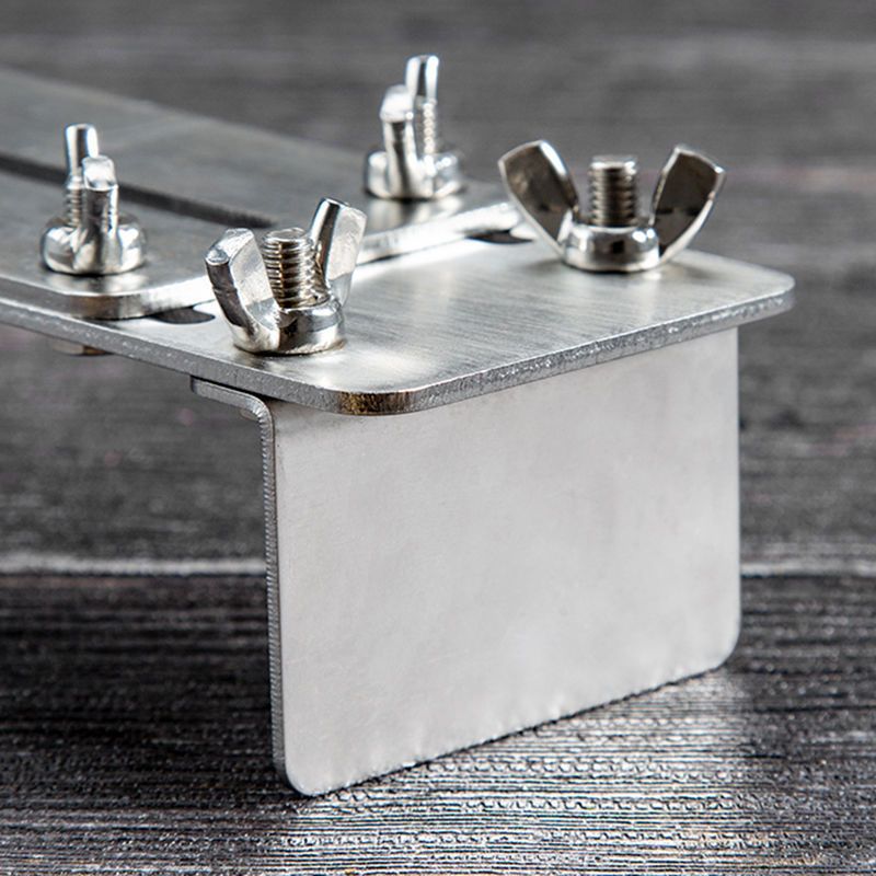 A stainless steel household adjustable telescopic fixed rack for whetstone support, a kitchen wonder details Picture