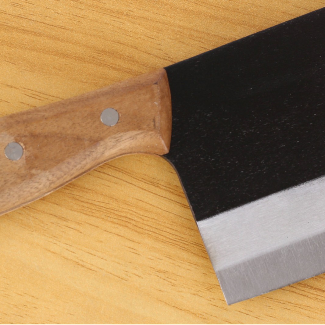 Green-skinned mulberry knife, King kitchen knife, chef's knife, household cutting knife, non-abrasive spring steel slicing knife, kitchen knife Specification drawing