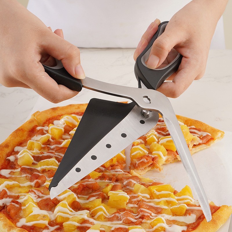 Stainless steel PIZZA scissors baking tools, detachable Pizza scissors, thin pancake cutters, Pizza cutter Specification drawing