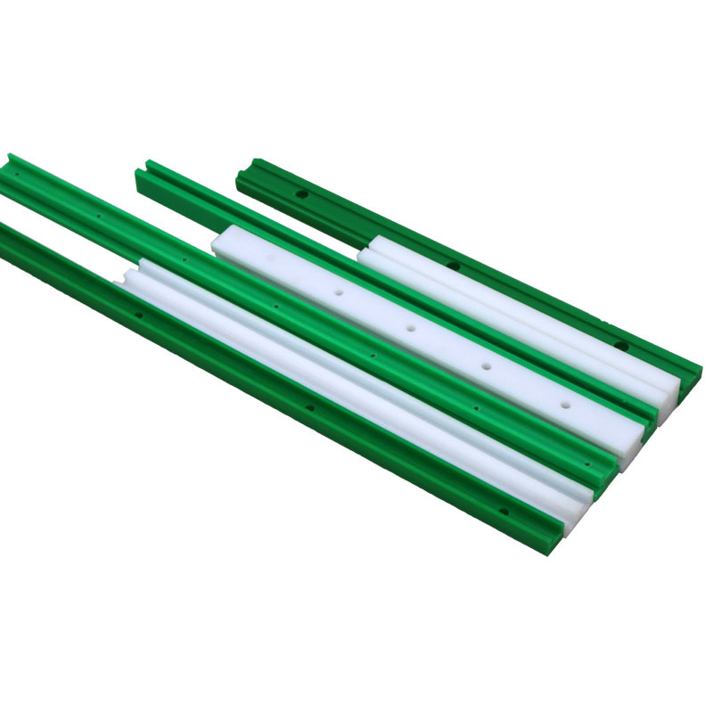 Wholesale of ultra-high molecular weight polyethylene chain guide rails, wear-resistant T-shaped single-row plastic guide groove upe chain guide rails Item Picture