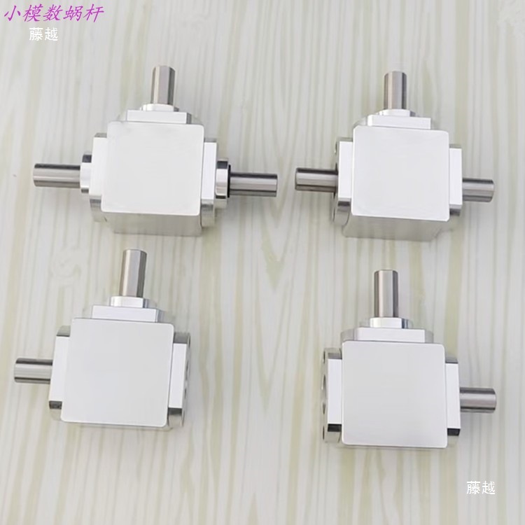 The small 1:1 T-type cross commutator with a shaft diameter of 10 right-angle transmission gearbox and bevel gear reduction gearbox rotates details Picture