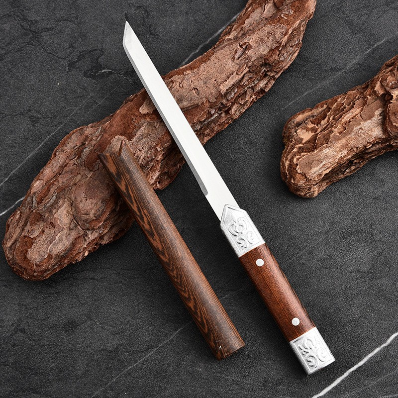 Knife, straight knife, magic pen knife, outdoor barbecue, wilderness survival knife, portable knife, camping sharp, peeler fruit knife Specification drawing