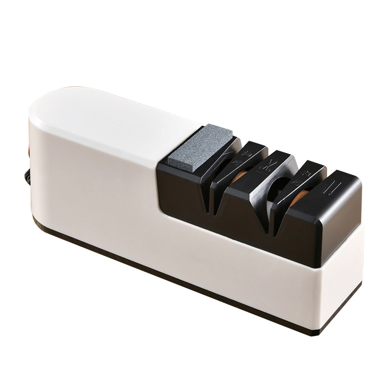 Wholesale of electric knife sharpeners for kitchen fine grinding, manual tool knife sharpeners, table knives, scissors, kitchen knives, and rapid knife sharpeners Item Picture