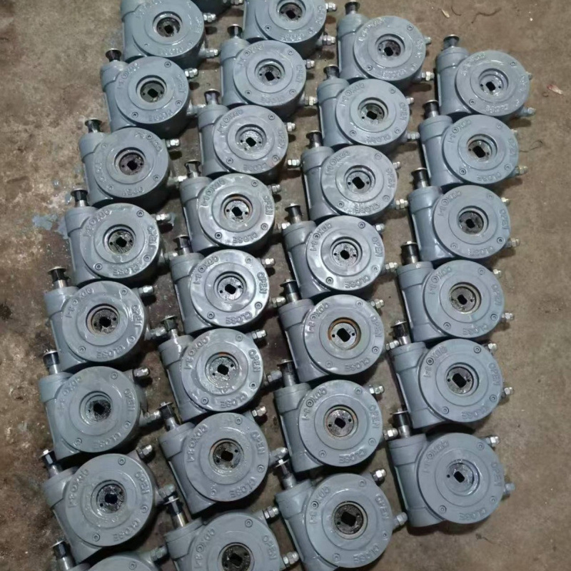 Supply QDX3-6 manual worm gear head, turbine box, ball valve, butterfly valve device, single-stage and double-stage gearbox, electric gear worm gear Application Scenario