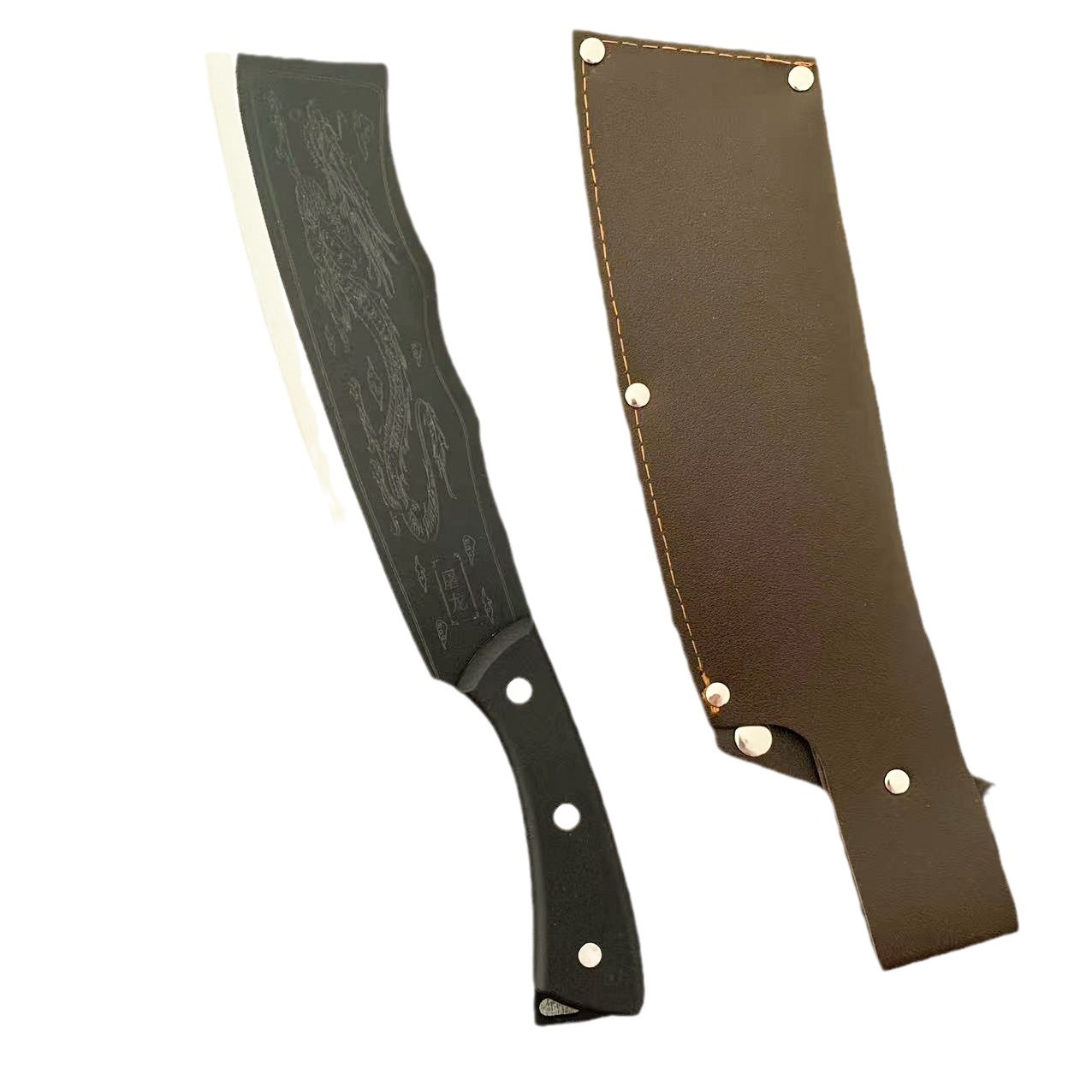 The new Dragon-Slaying knife is a versatile outdoor and household knife for cutting vegetables, meat, chicken and duck Item Picture