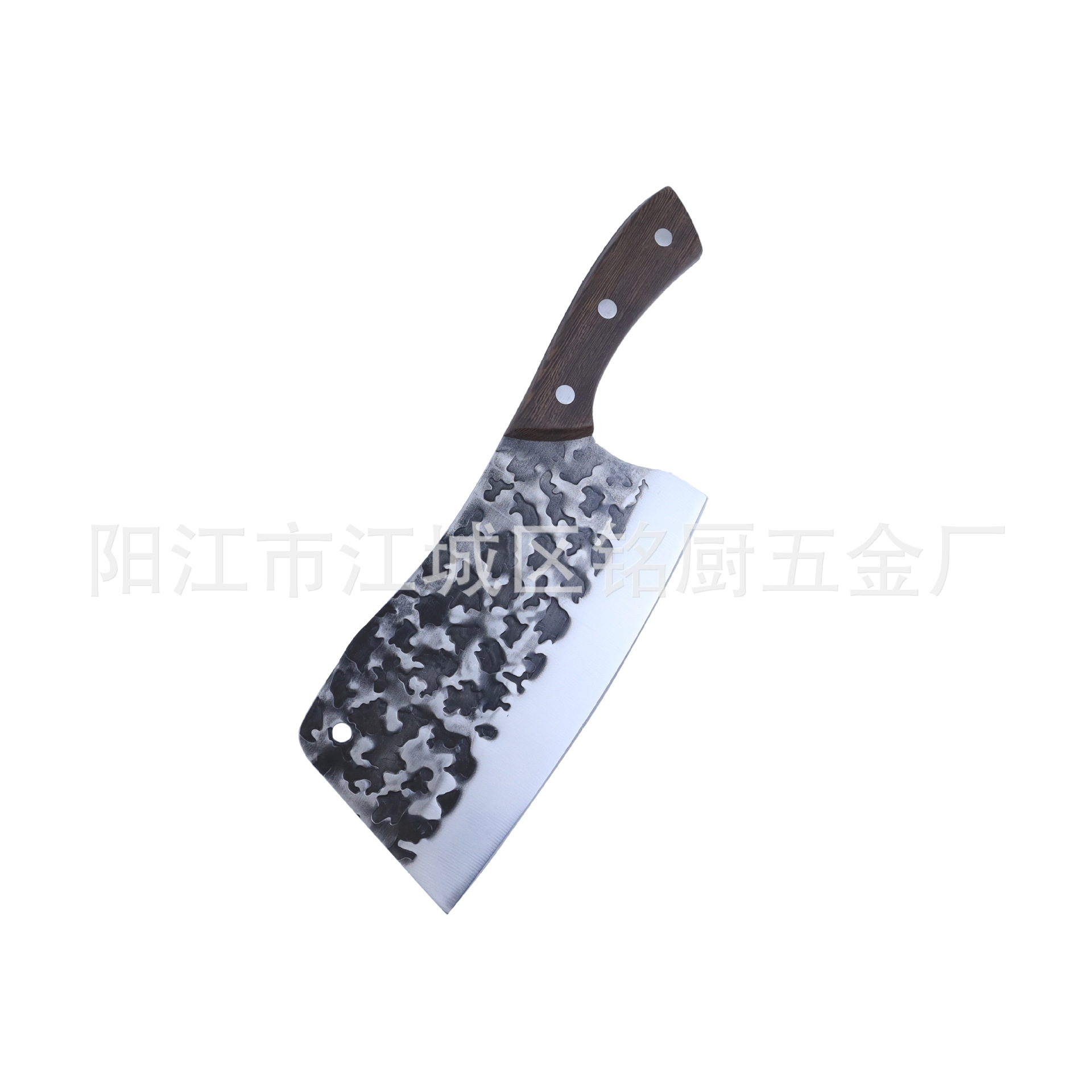 Yangjiang street vendor factory direct sales of hand-forged hammer-patterned household kitchen bone knives and kitchen knives, sharp for running around the world Item Picture