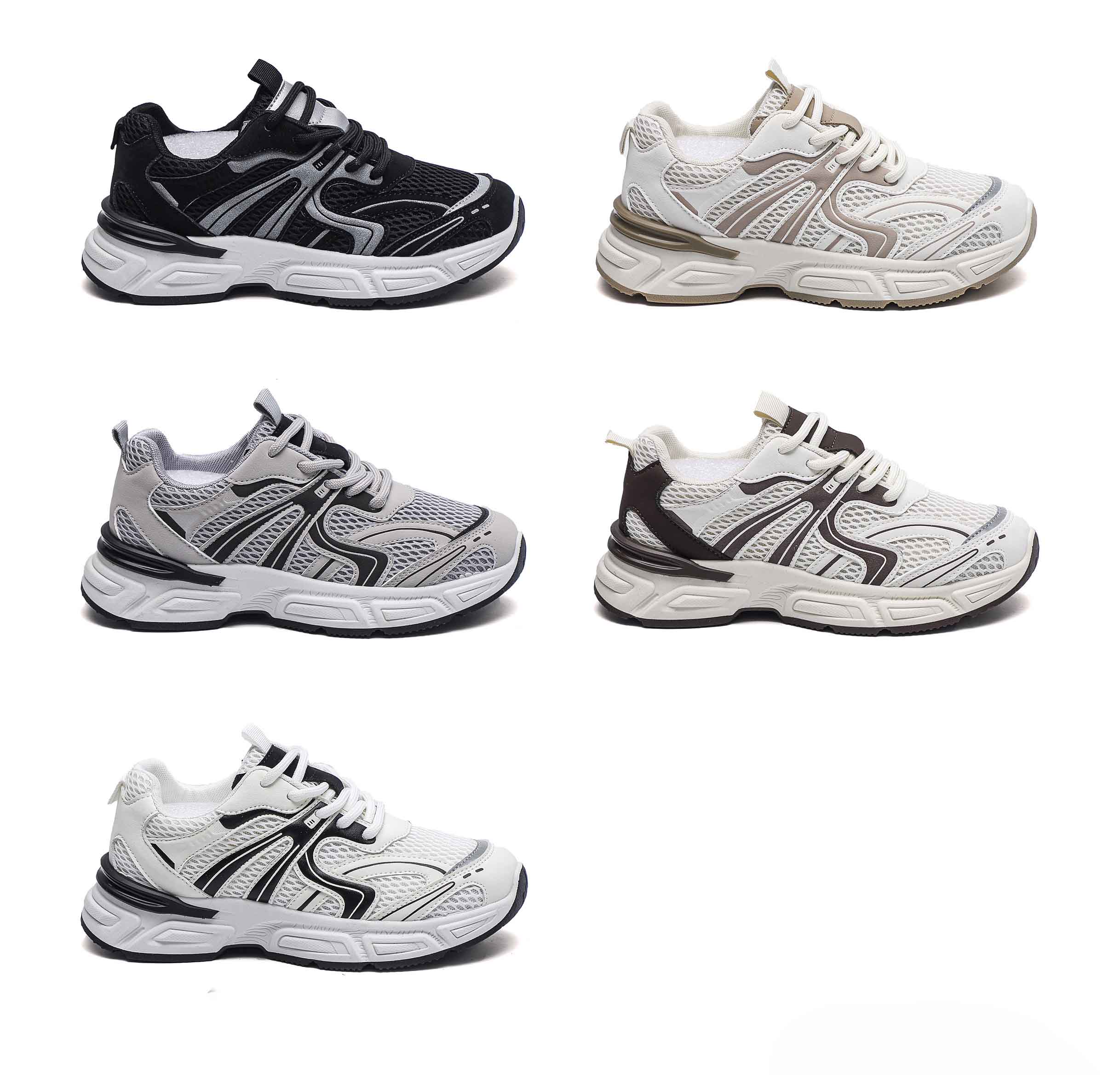 新款女老爹鞋厚底增高透气运动鞋 时尚百搭