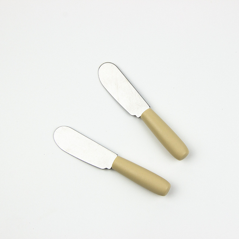 Cream knife, stainless steel butter knife, bread jam spatula, butter knife, peanut butter scraper, toast spread knife Specification drawing