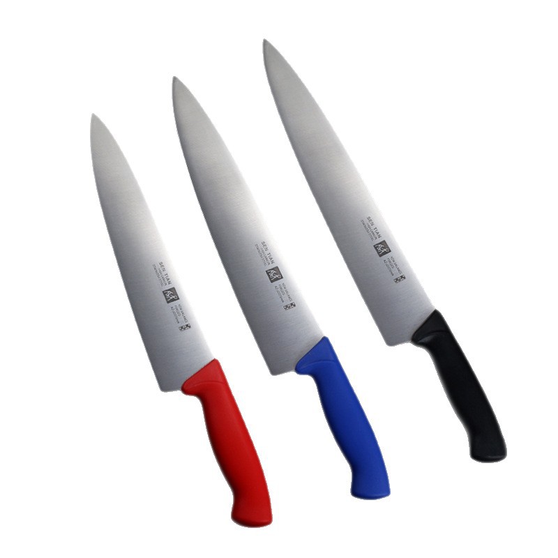 Colorful handle split-knife chef's knife, cooking knife, vegetable knife, meat knife, sushi knife, special color split-knife for raw fish Item Picture