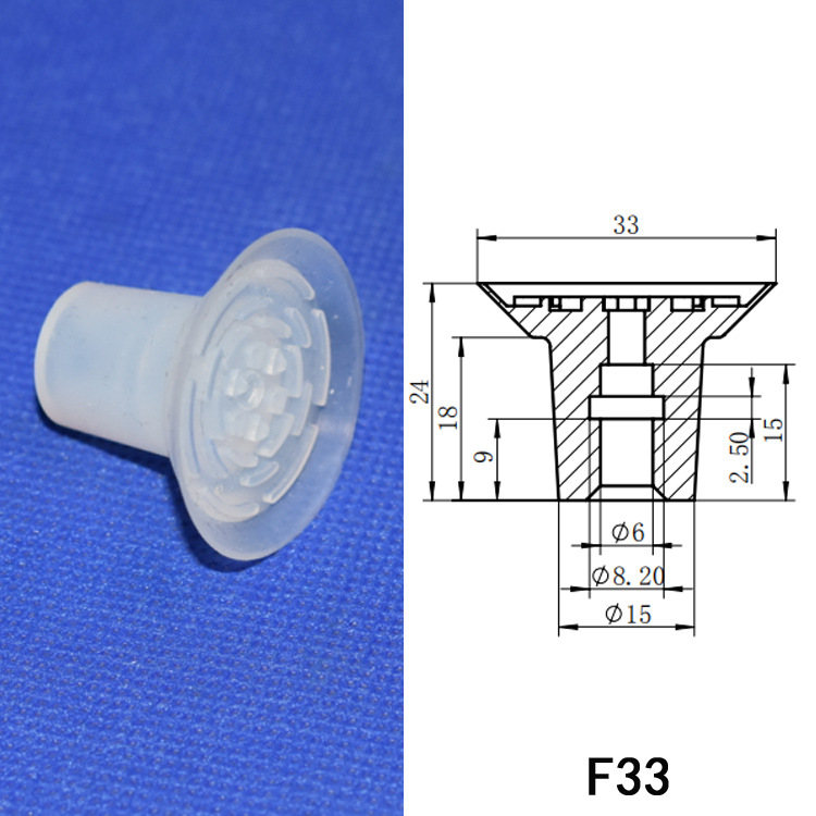 Mechanical hand accessories vacuum suction cups, automated mechanical hand bag opening suction cups, F18 film plastic bag special suction cups Application Scenario