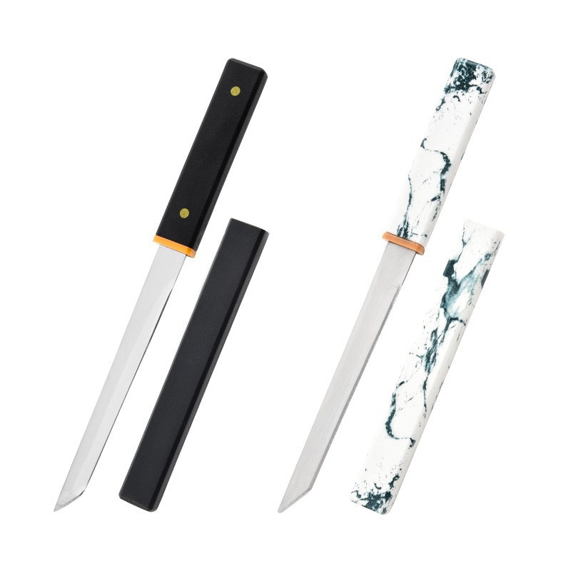 In stock: M390 fruit knife, portable fruit knife, hand-held meat knife, forged meat hand-pulled meat knife, steak knife, small battle boat Item Picture