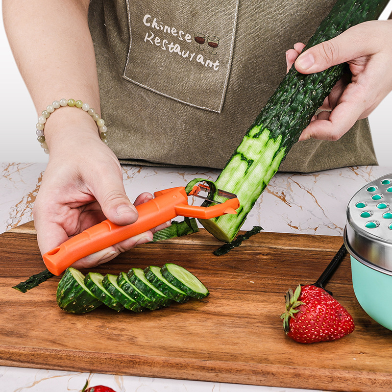 Kitchen stainless steel box grater, multi-functional vegetable cutter with storage box, grater, a kitchen wonder details Picture