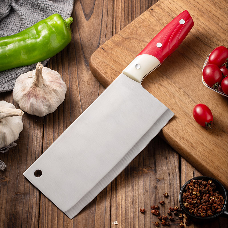 Street stall supplies, kitchen knives, household stainless steel slicing knives, meat cutting knives, chef knives, sharp knives for cutting vegetables Specification drawing