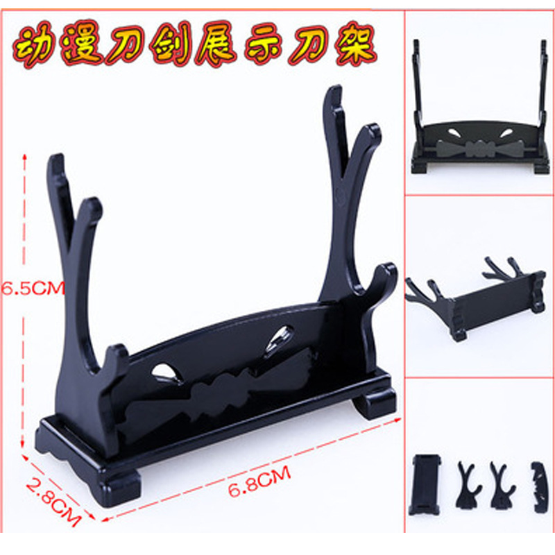 Anime knife rack display stand, hardware knife rack display, plastic knife rack wholesale display, hot-selling small knife rack full figure