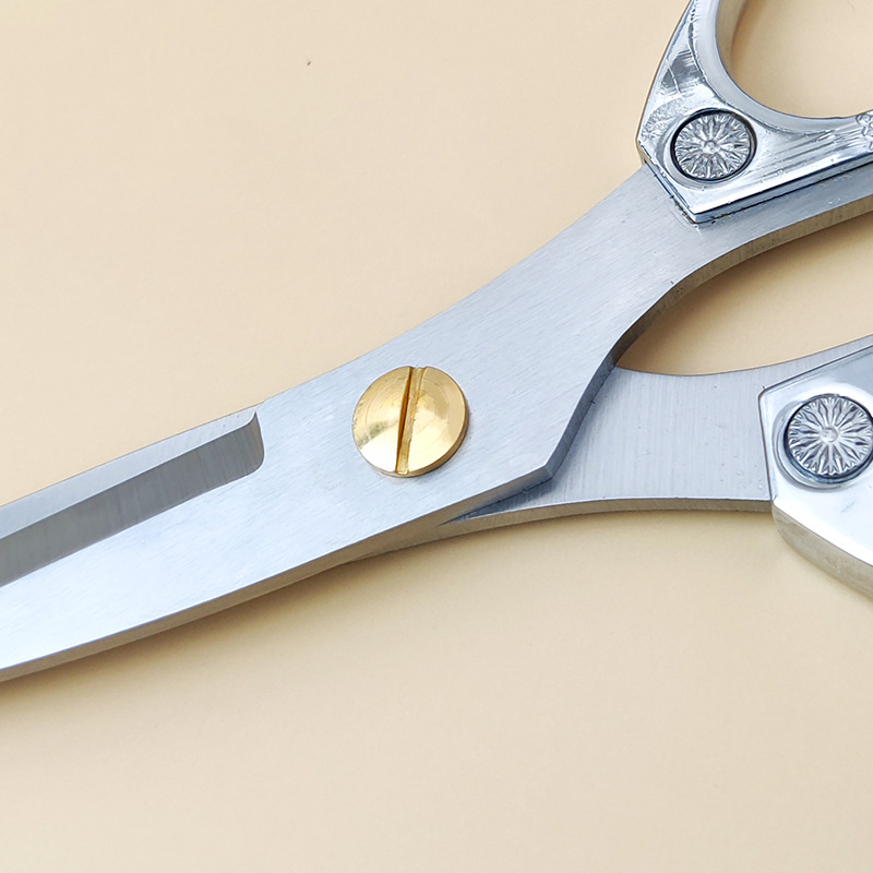 Factory wholesale K82 scissors, stainless steel alloy scissors, chicken bone scissors, kitchen scissors, household scissors, street stall diamond scissors Specification drawing