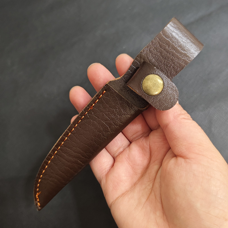 Knife sheath, knife cover, handle, meat leather knife cover, PU leather double copper head knife cover, universal knife cover undefined