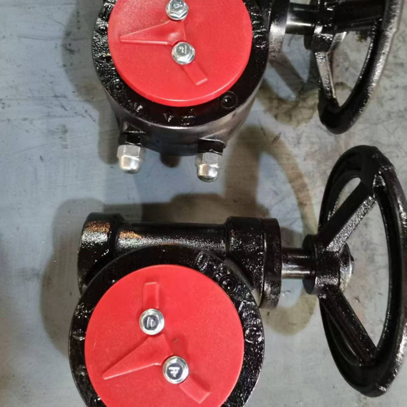 Manufacturer's worm gear head valve, single-stage worm gear box valve, electric head switch accessories, single-stage manual spur gear turbine Application Scenario