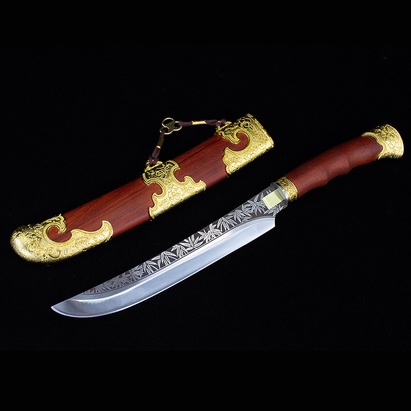 Longquan City cooking knives, kitchen knives, household frozen meat knives, cutting knives, one-piece hand-forged kitchen knives Application Scenario