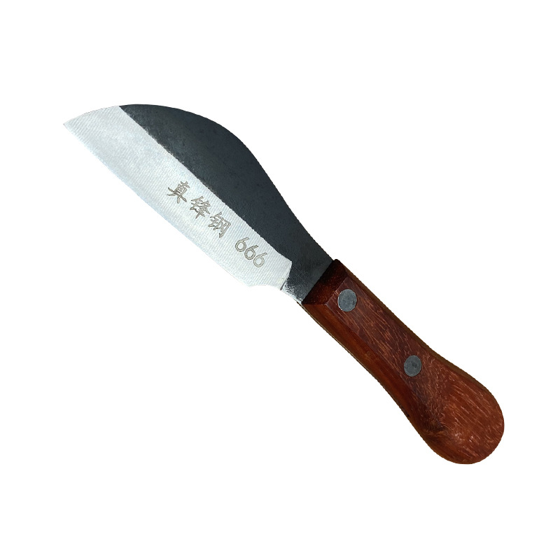 Sharp steel eel knife, left-hand knife, special tool for cutting eels, bone-removing knife, eel killing knife, wooden handle, bud joining knife, fruit tree knife Item Picture