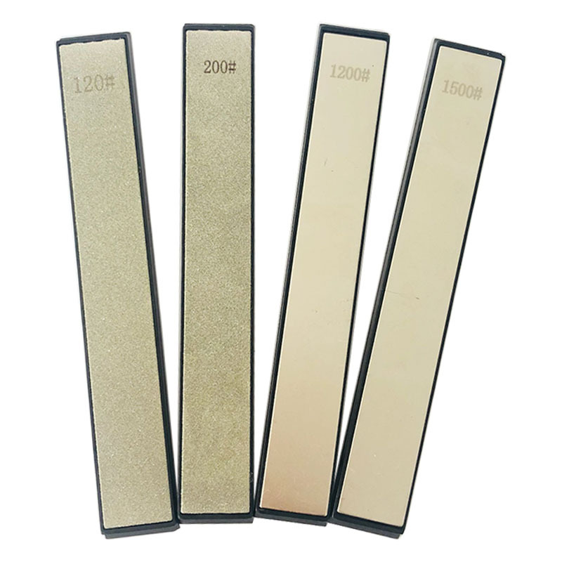 Cross-border diamond whetstone, fixed-angle whetstone, whetstone strip, electroplated diamond sand whetstone strip, kitchen-specific whetstone details Picture